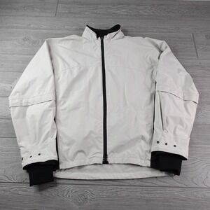 Zero Restriction Full Zip Rain Jacket Mens Small Packable Waterproof Convertible